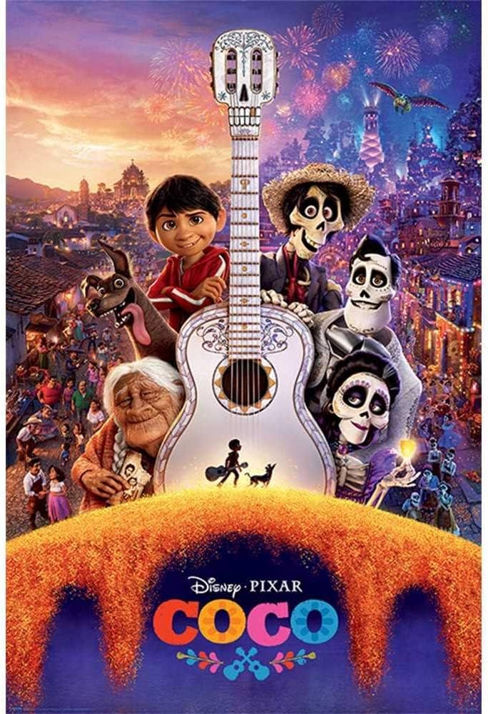 Amazon.co.jp: 映画ポスター COCO リメンバーミー - Guitar（60x90