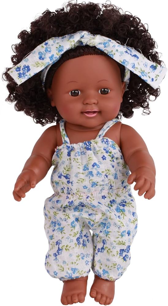 Amazon.co.jp: 黒人の生まれ変わった赤ちゃん人形、新生児人形ビニール