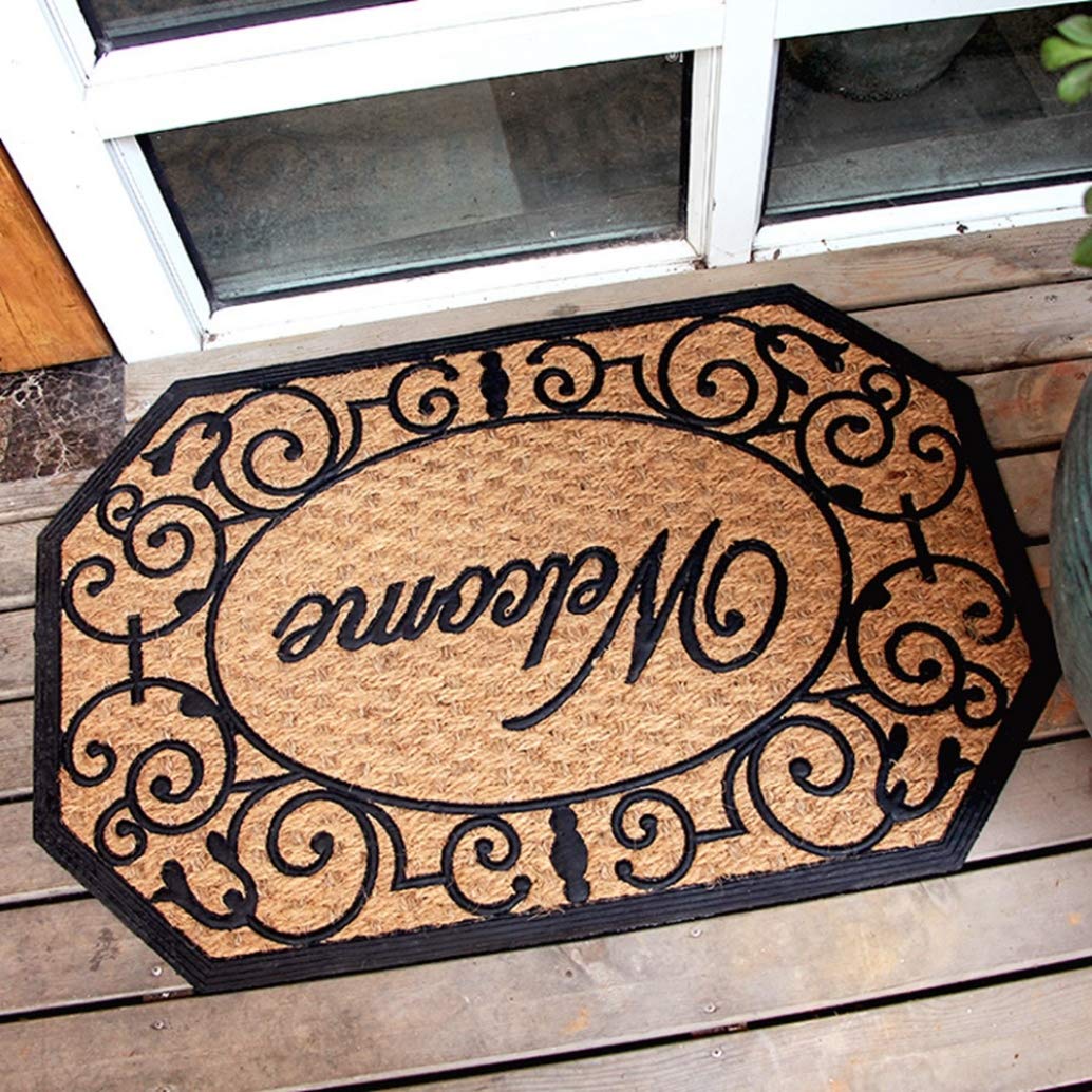 Amazon | 玄関マット 屋外用マット ココヤシ 泥落とし 60×90 ベランダ