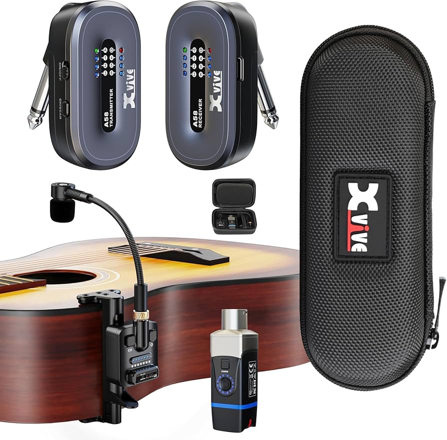 Amazon.com: Xvive A58 5.8GHz Wireless Guitar System U8 Calassical