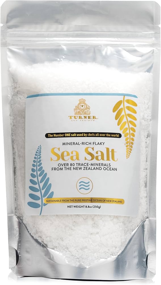 Amazon.com : TURNER Flaky Sea Salt, 8.8 ounces of Premium Gourmet