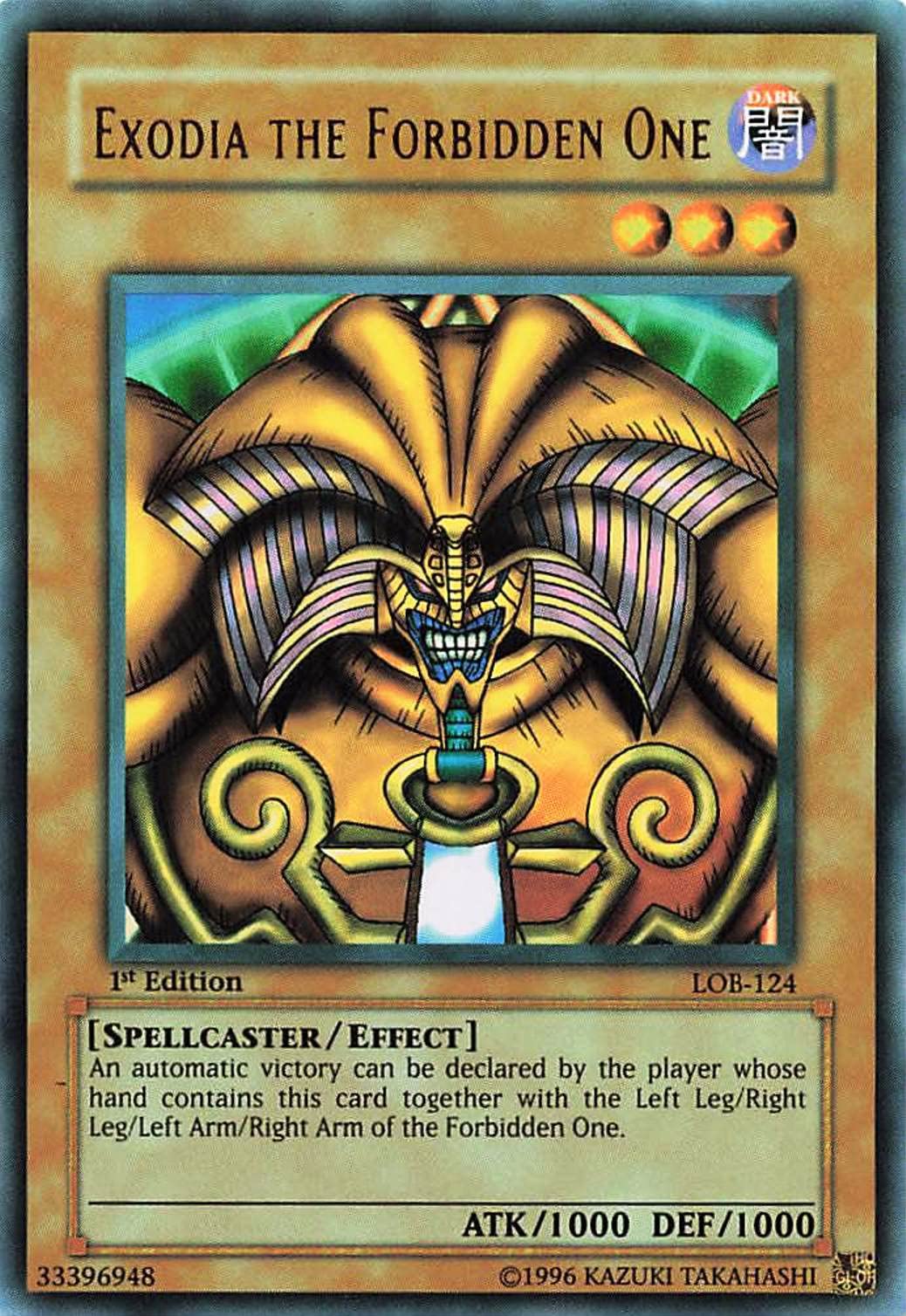 Amazon.co.jp: 遊戯王カード 英語版 EXODIA THE FORBIDDEN ONE 封印