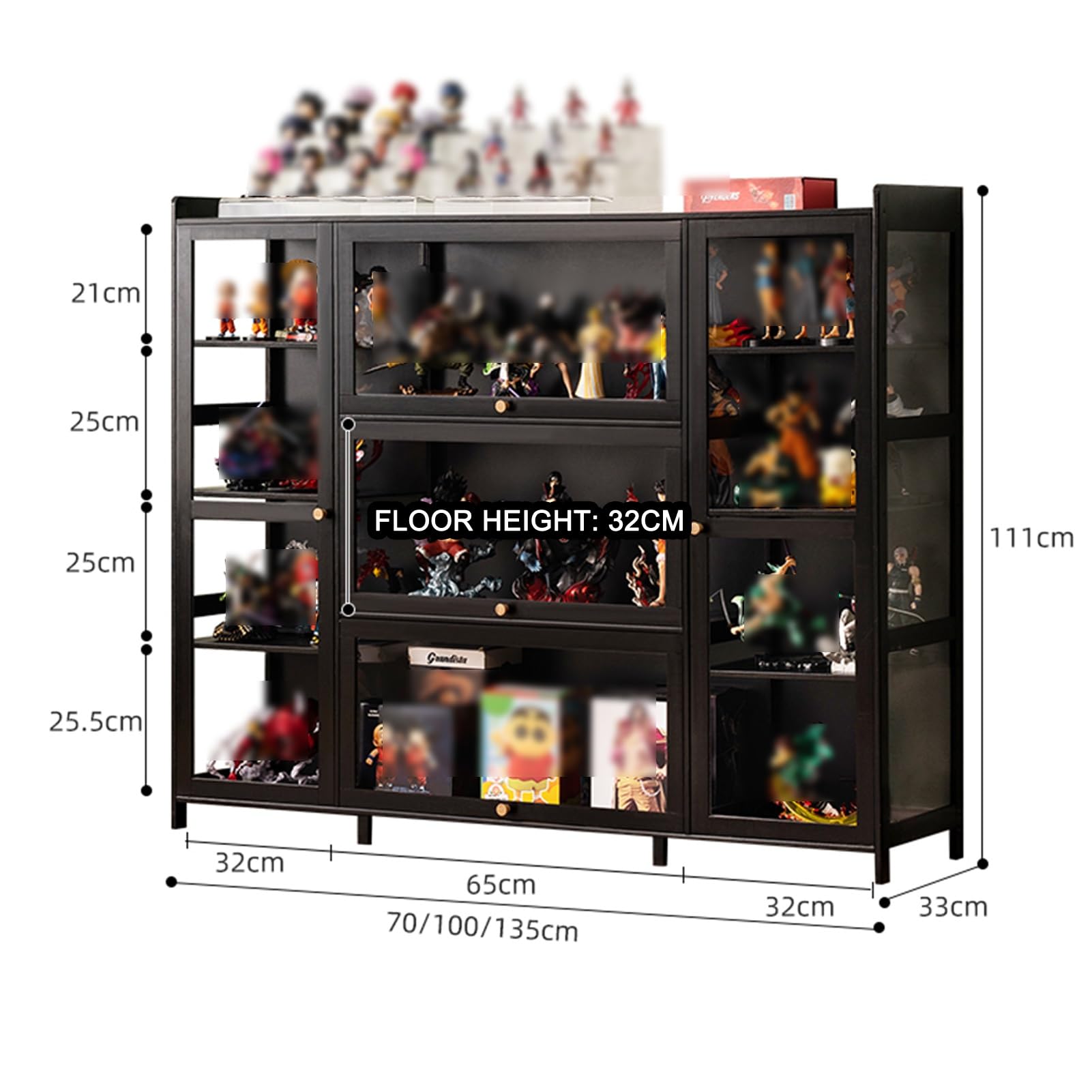 Amazon.co.jp: コレクションケース ガラスケース、骨董品陳列