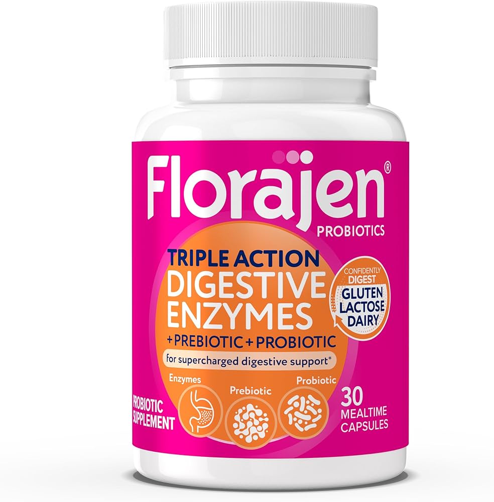 Amazon.com: Florajen Digestive Enzymes with Probiotics