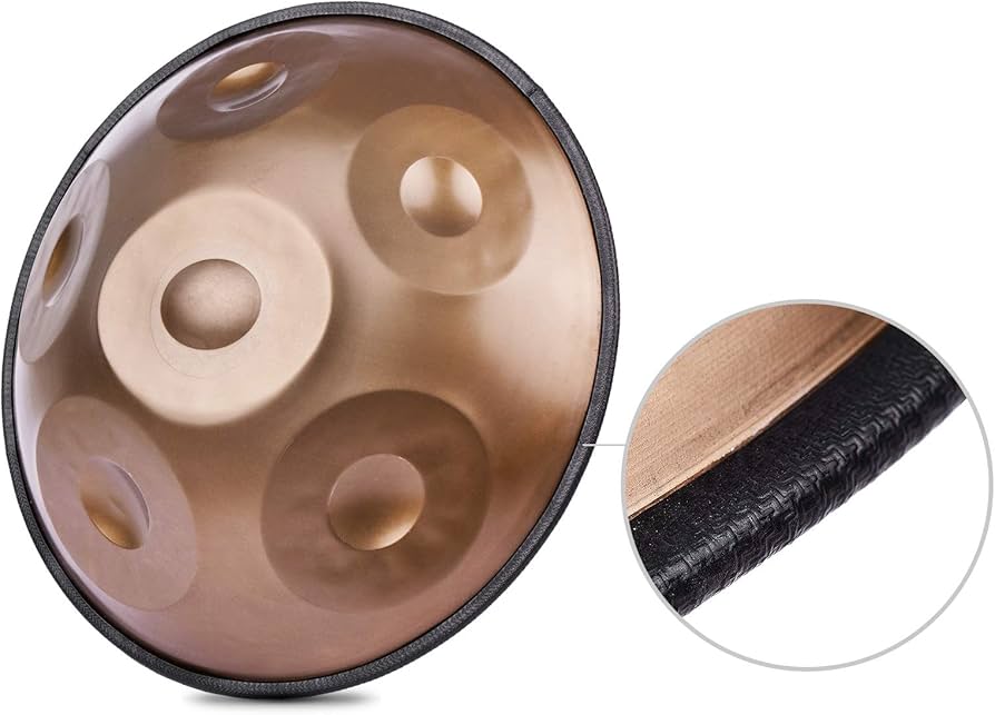 Portable Handpan Hand Pan Hand Drum C-Key 6 Notes(A3 C4 D4 E4 F4