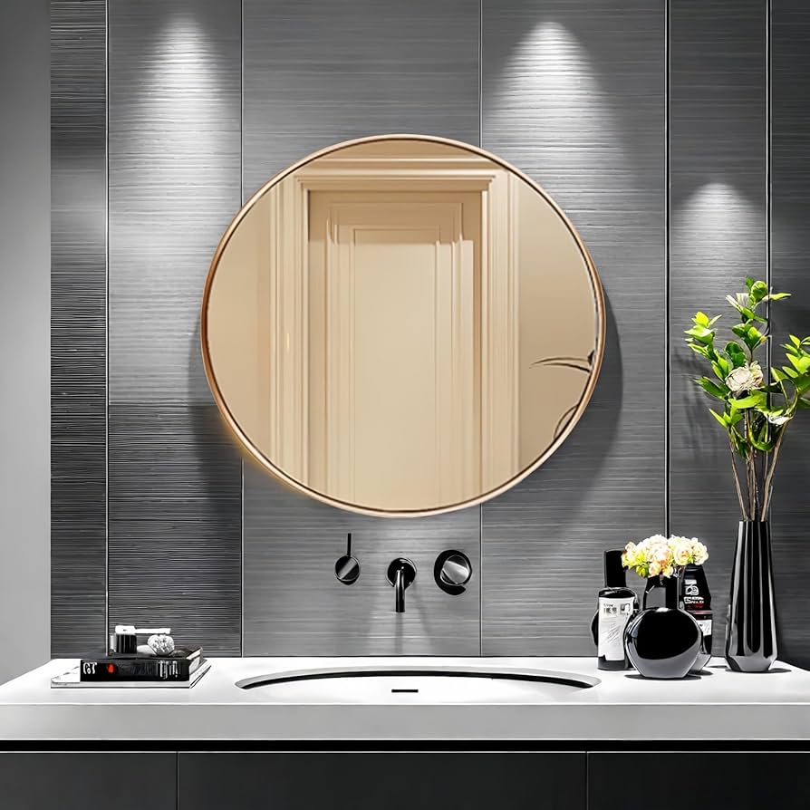 Amazon.co.jp: ウォールミラー 壁掛け トイレ 鏡 割れない鏡 飛散防止