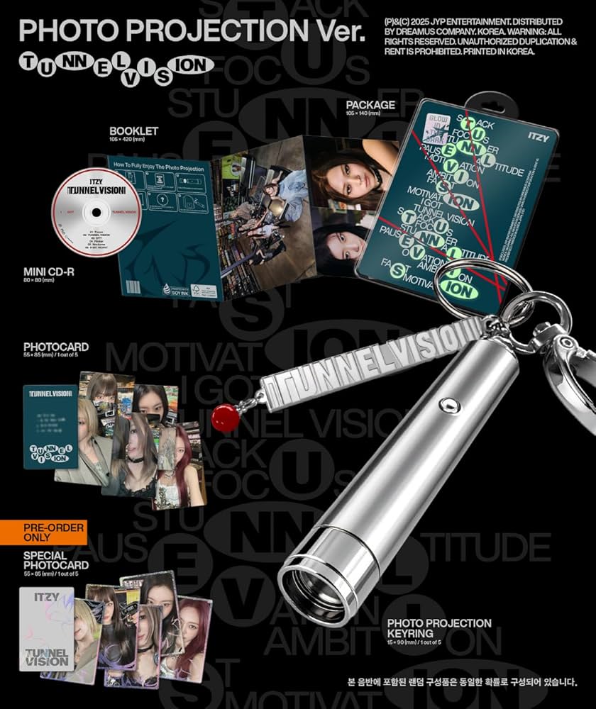 Amazon.com: IT'ZY Tunnel Vision [Photo Projection Ver.] 11th Mini