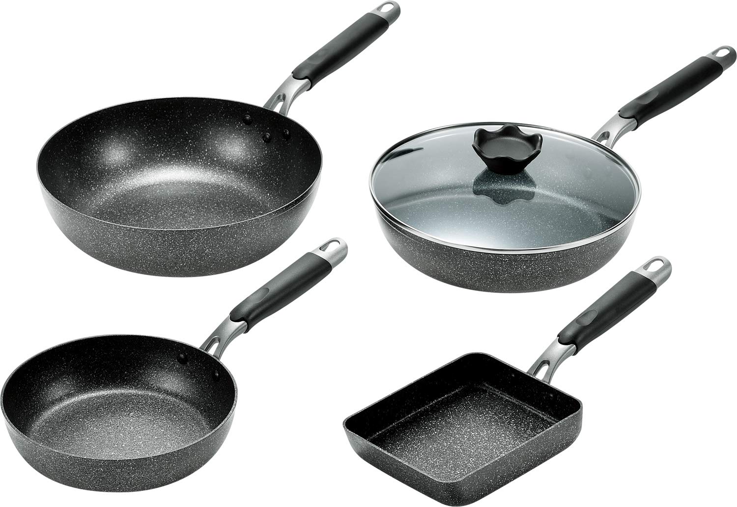 Amazon.co.jp: よこやま フライパンセット ネオストーンプレミアム 4点