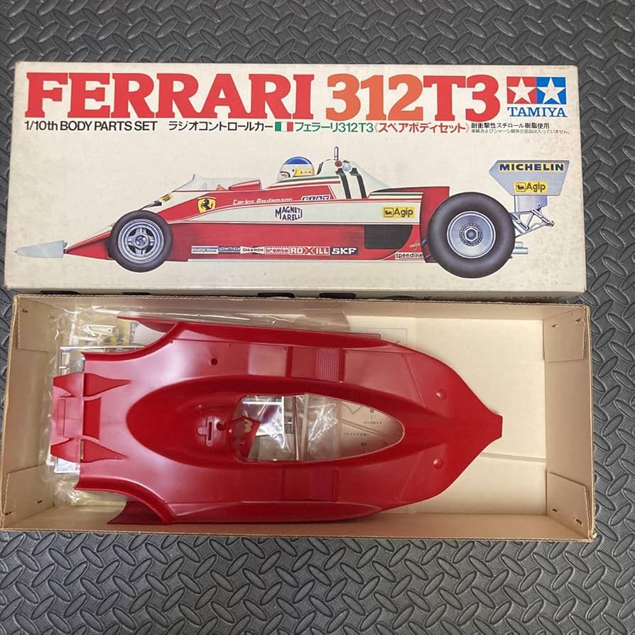 タミヤ電動RCカー 1/10 フェラーリ312T スペアボディセット 限定販売品