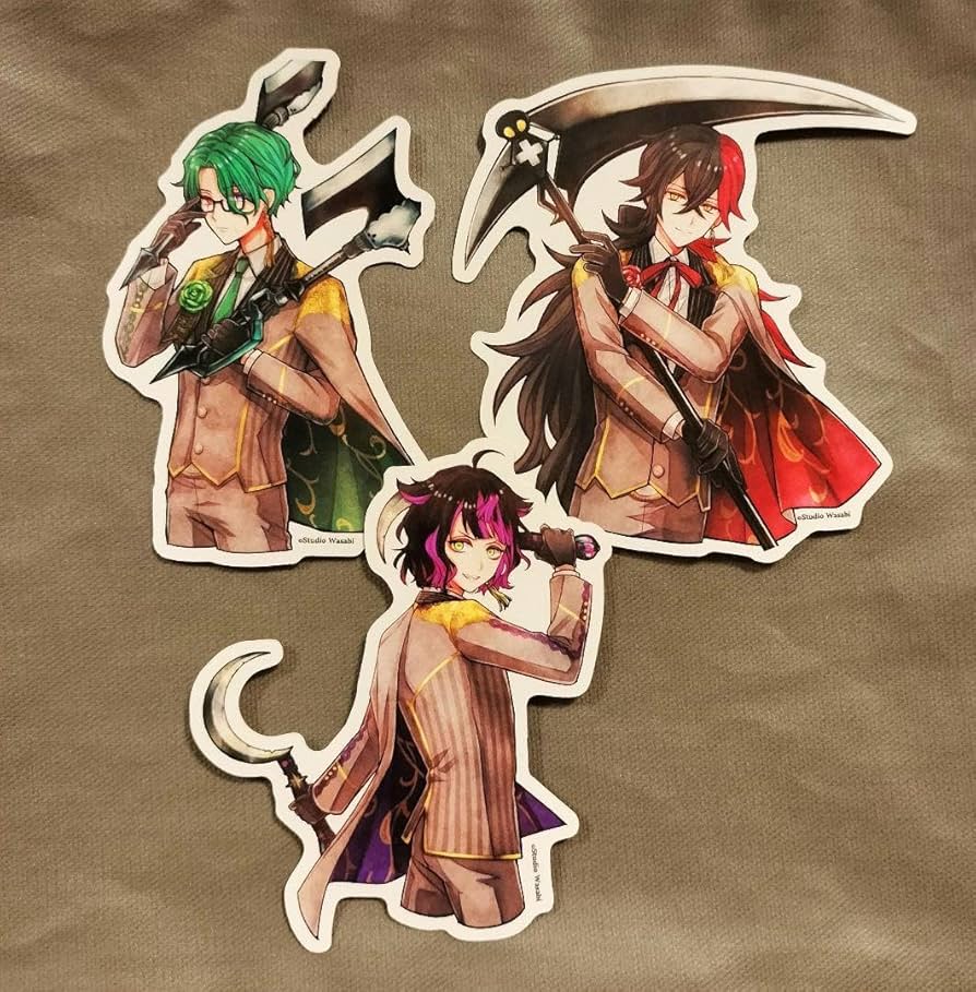 Amazon.co.jp: あくねこ おたすけステッカー まもるVer ルカス ナック