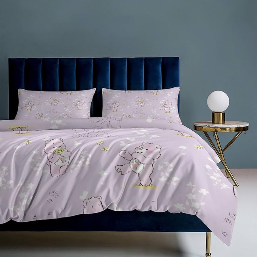 Amazon｜布団カバー 3点セット ケアベア 寝具カバー ベッドシーツ