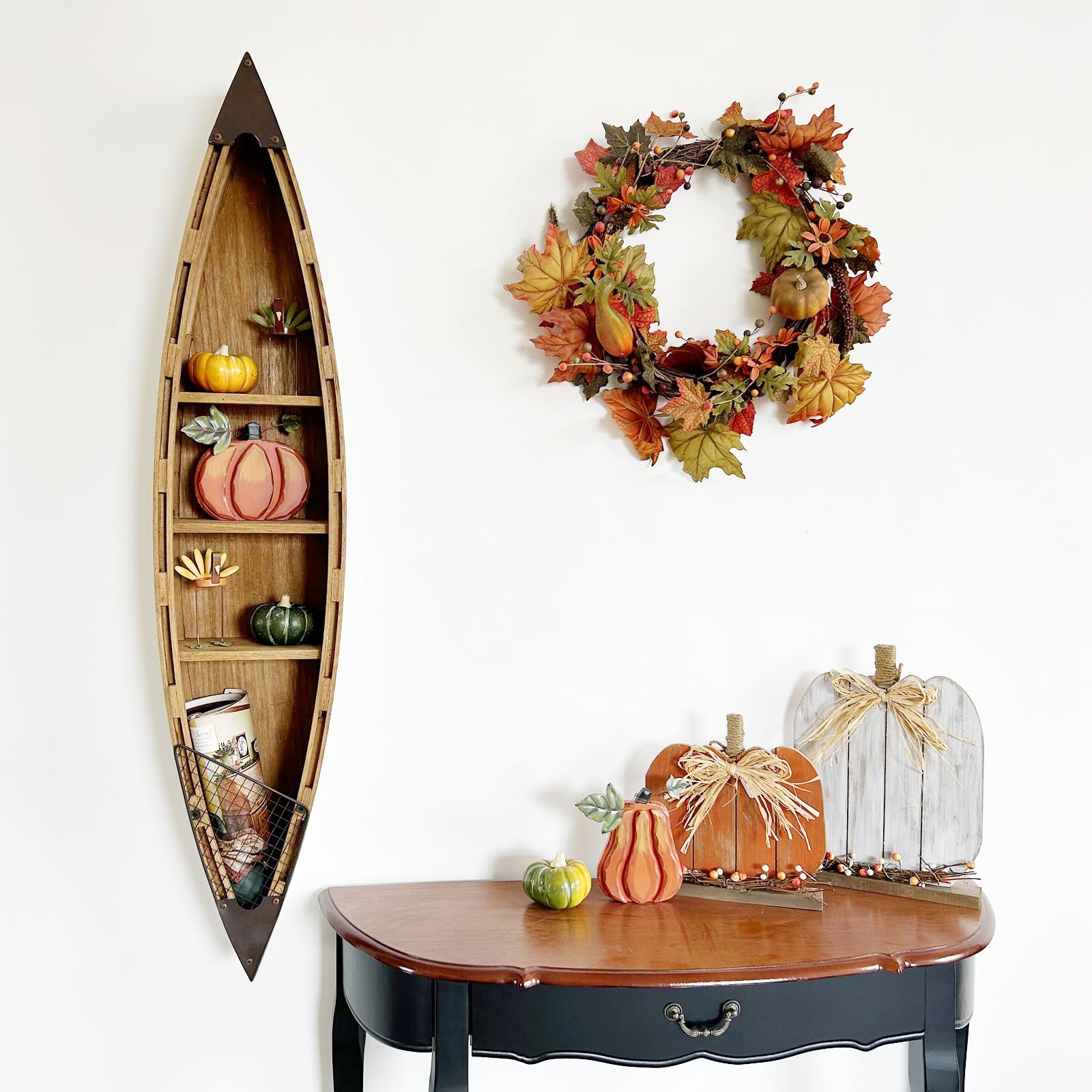 Amazon.com: Morning View 47 Inch Wood Boat Shelf Decor Nautical