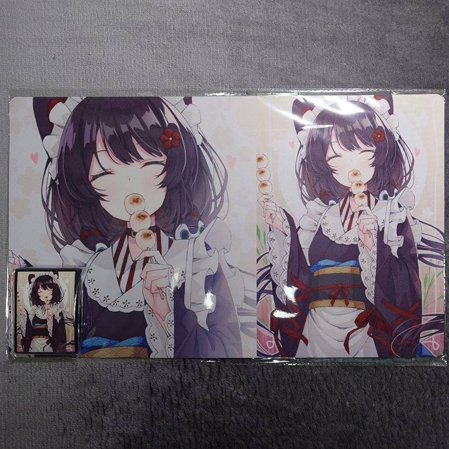 α1 にじさんじ 和装メイド&団子 戌亥とこ スリーブ&プレイマット