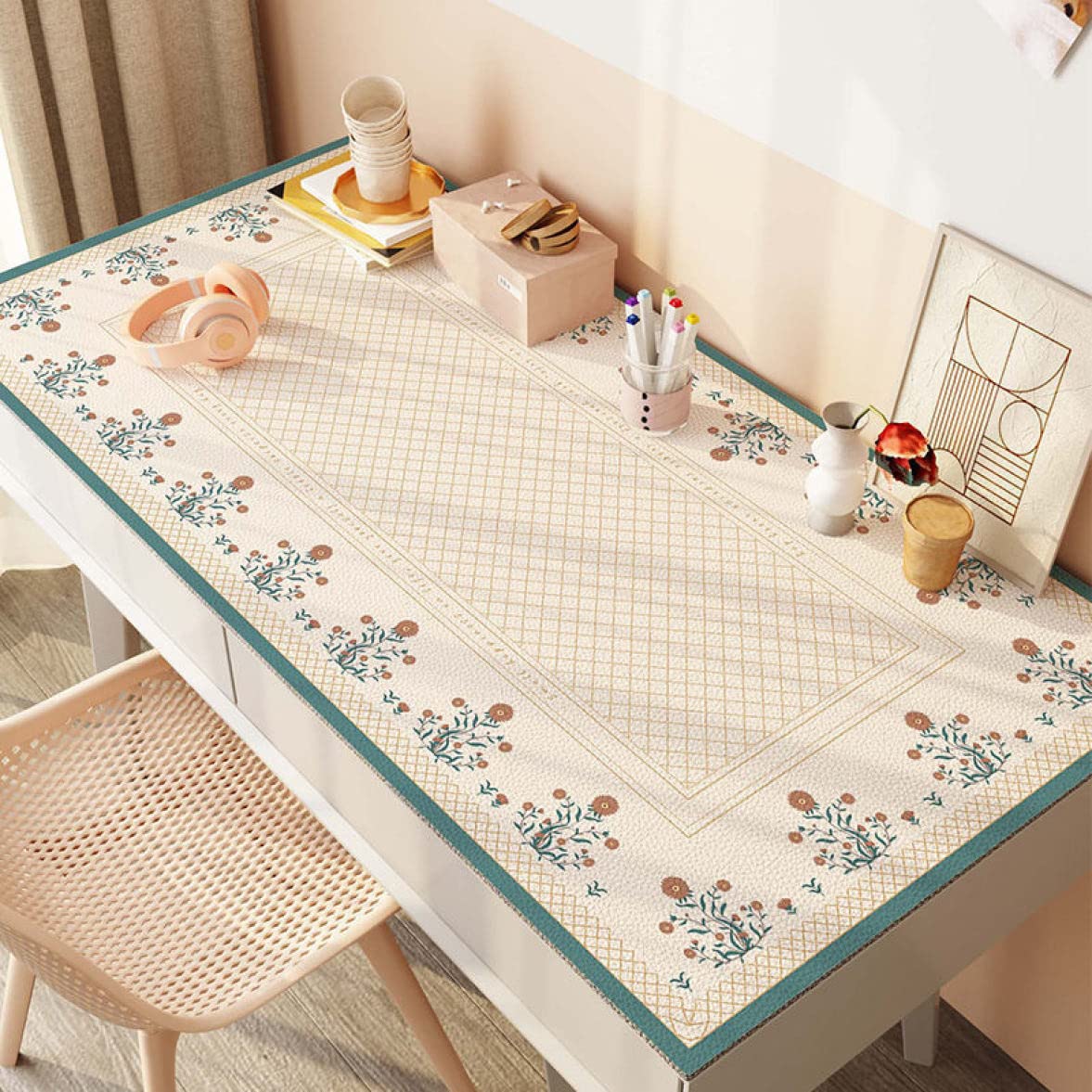 Amazon｜SOHELA テーブルクロス ビニール おしゃれ テーブルカバー 撥