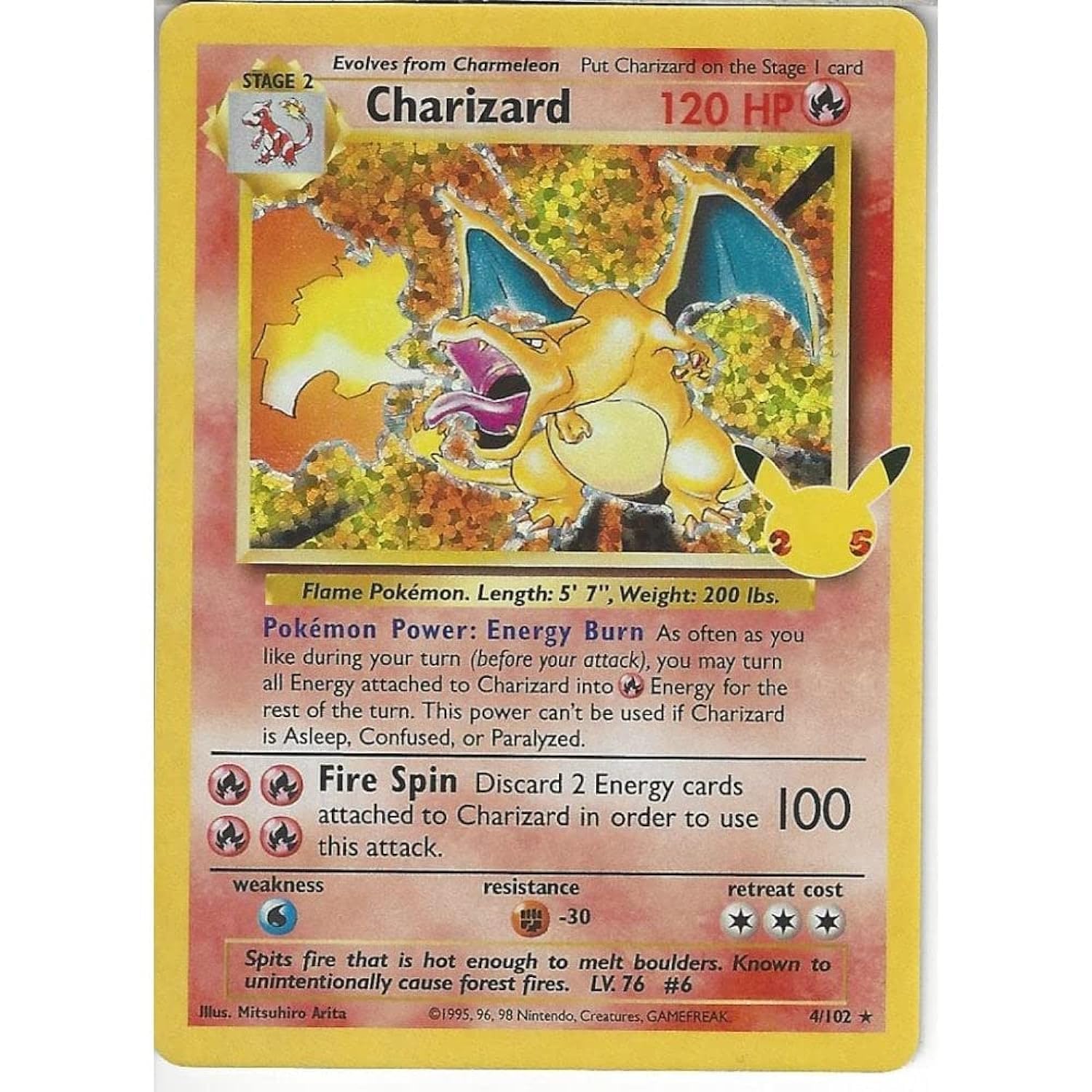 Amazon.com: Charizard - 4/102 - Holo Rare : Toys & Games