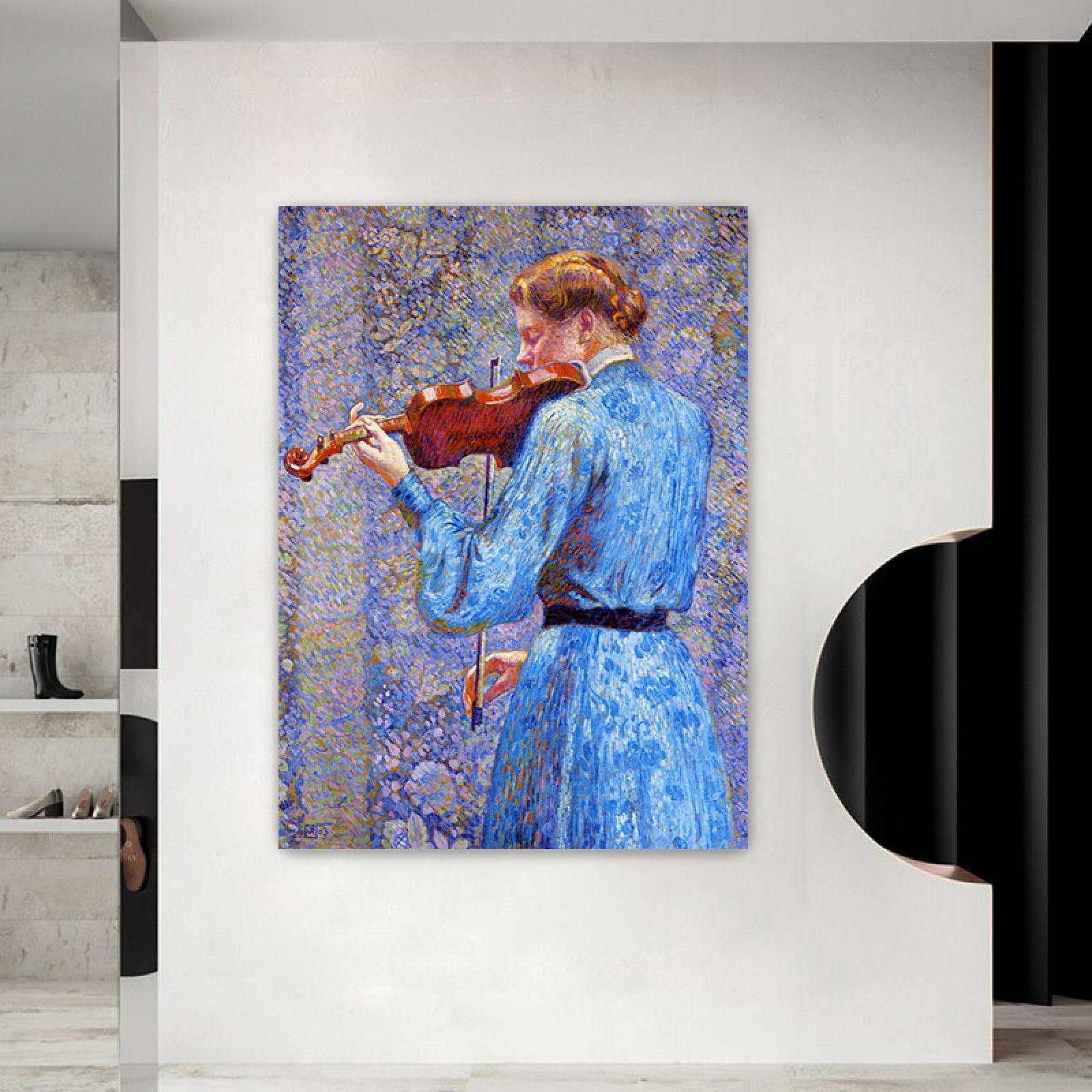 Amazon.com: Famous Painting 'The Violinist'. Picture Reproduction
