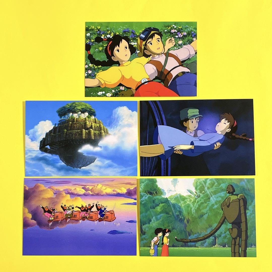 Amazon.co.jp: ジ ブ リ 天空の城 ラピュタ ポストカード5枚セット