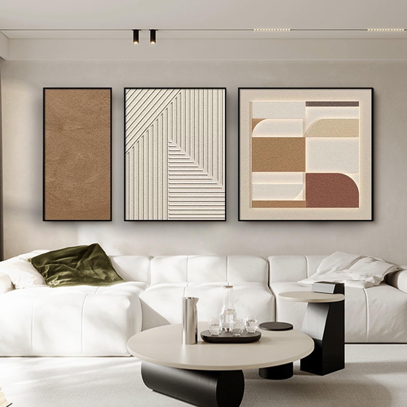 Amazon.co.jp: アートパネル 抽象 3枚セット飾り絵 ポスター 壁掛け