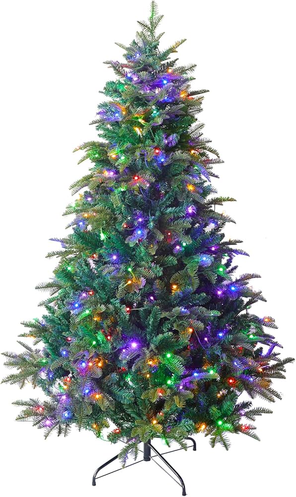 Amazon.com: Pre-lit Artificial Christmas Tree 6Ft, Luxury Full