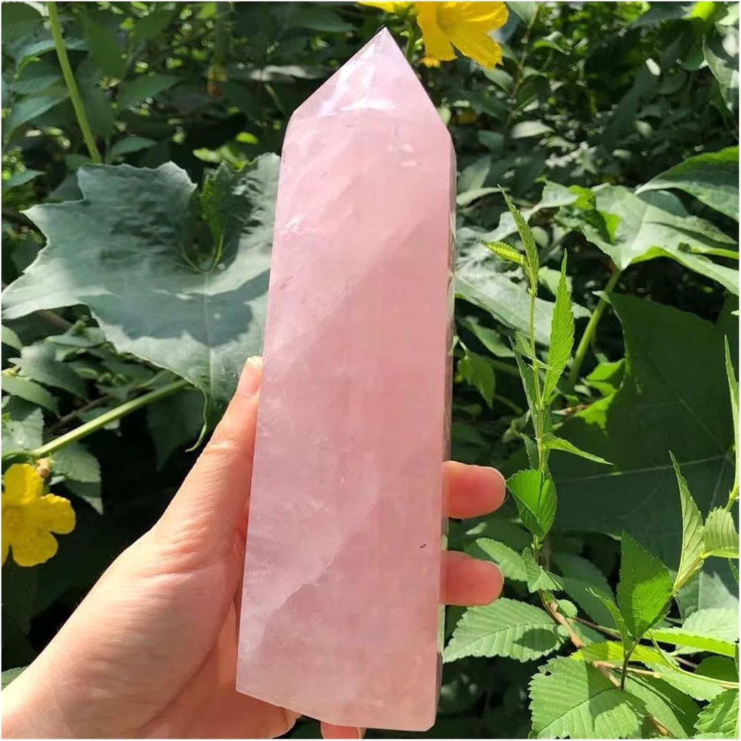 ○天然クリスタルポイント 大！水晶 天然クリスタル ポイント