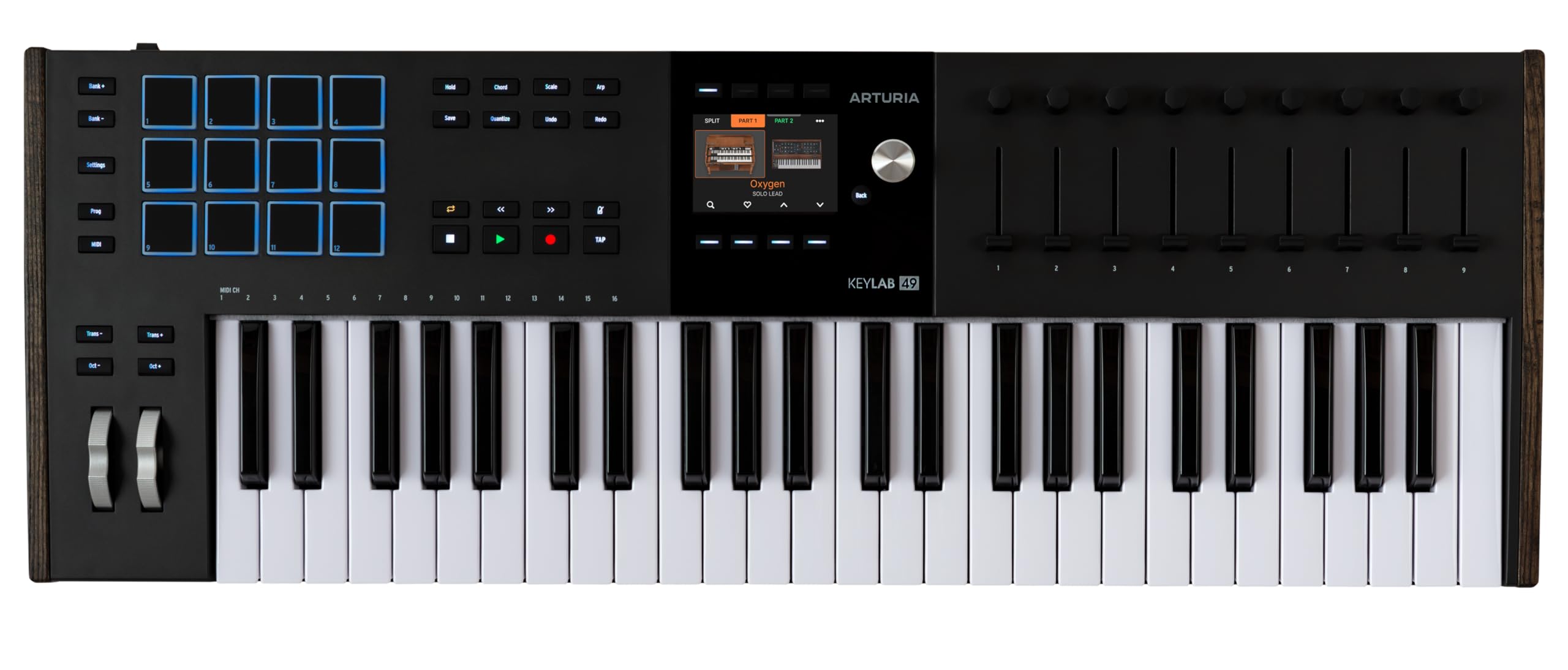 Amazon.com: Arturia KeyLab 49 mk3 Black — 49 Key USB MIDI Keyboard