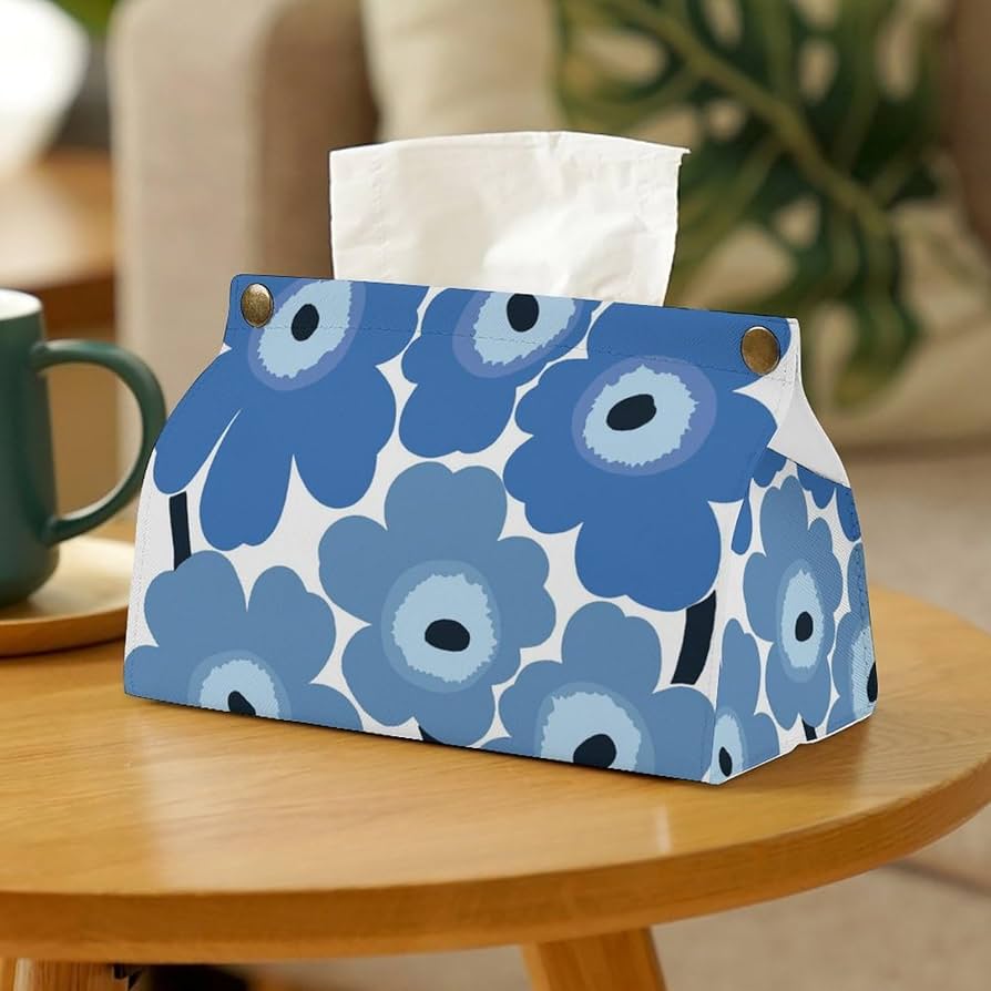 Amazon｜ティッシュケース おしゃれ PUレザー マリメッコ 花柄