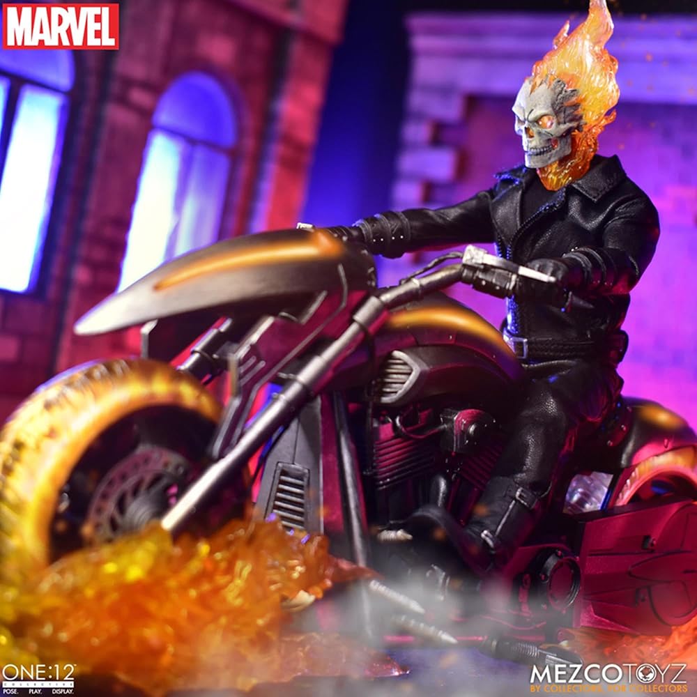 Amazon.com: Ghost Rider One:12 Collective : Toys & Games