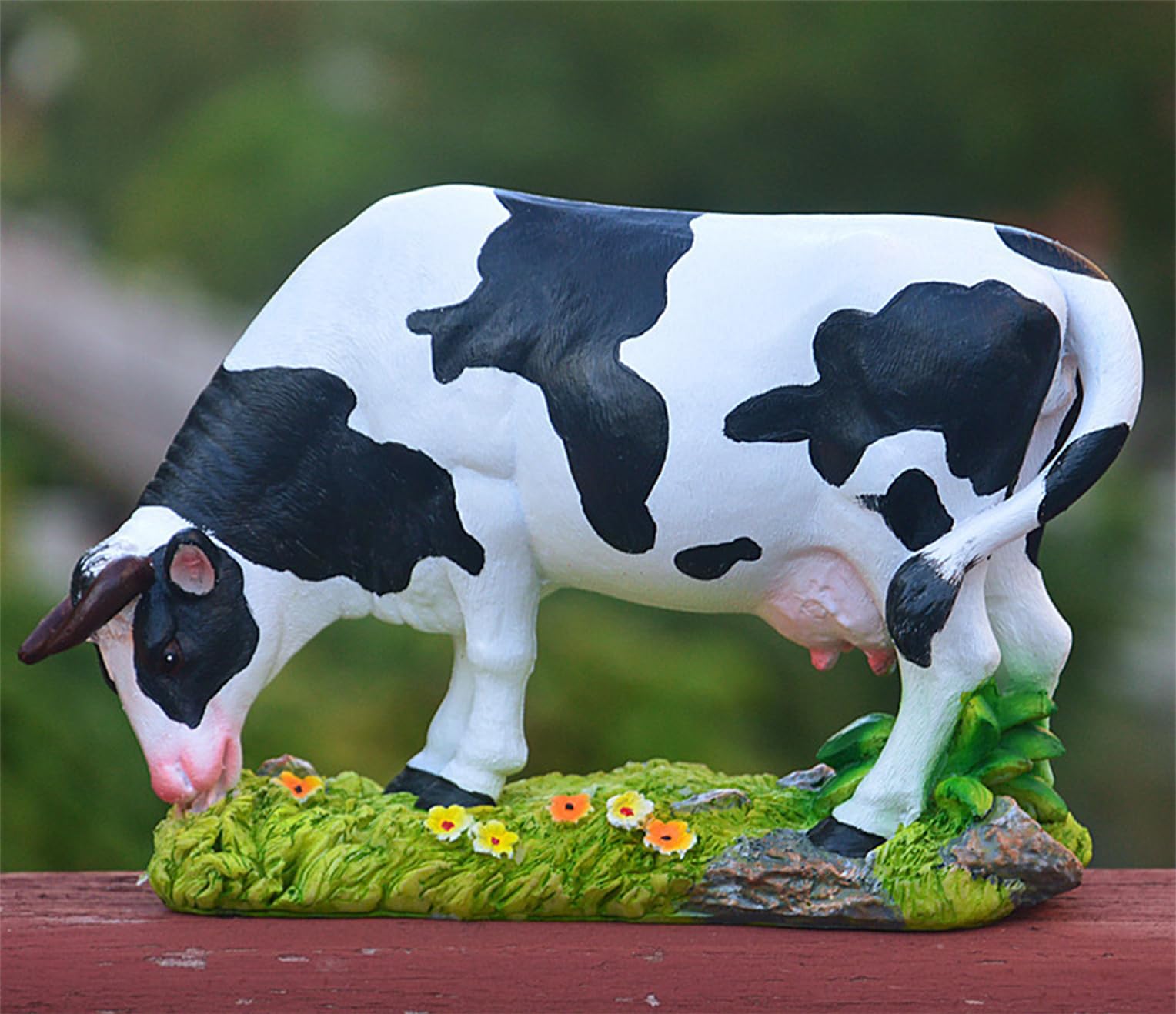 Amazon.co.jp: XKFLAUHM 牛像 9x7インチ、黒と白のホルスタイン牛の