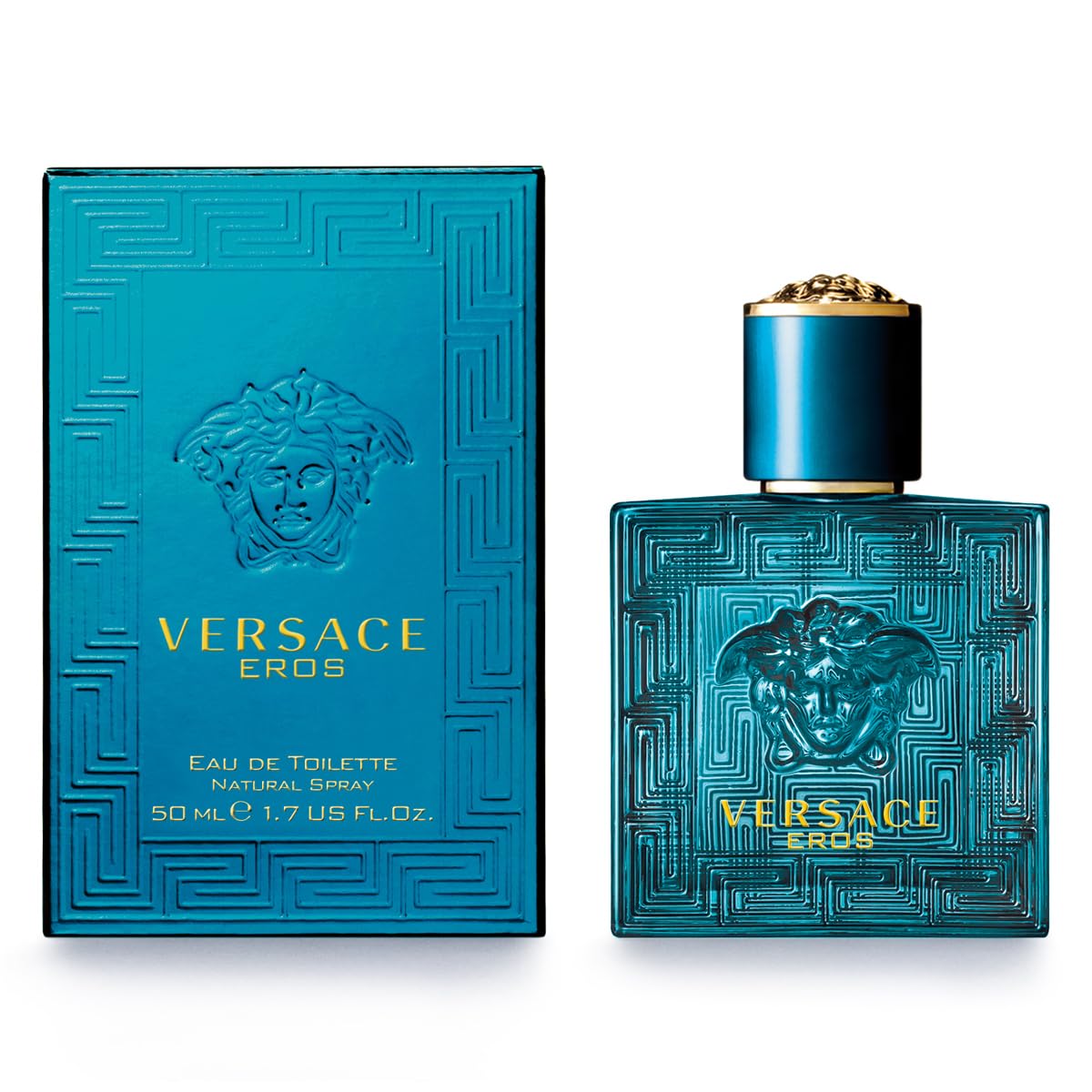 Amazon.com : Versace Eros Eau de Toilette Spray for Men, 1.7 Ounce