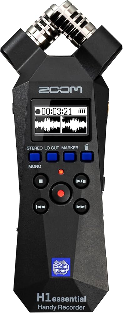 Amazon.com: Zoom H1essential Stereo Handy Recorder with 32-Bit