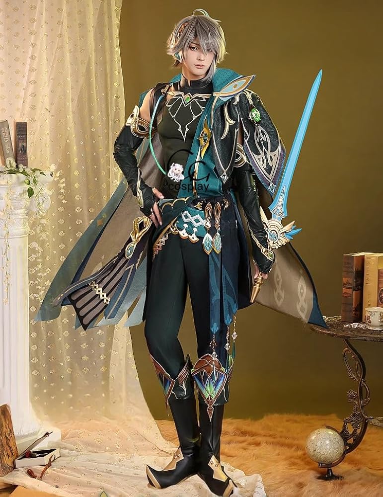 Amazon.co.jp: [1767] 原神（げんしん） アルハイゼン 豪華版 コスプレ