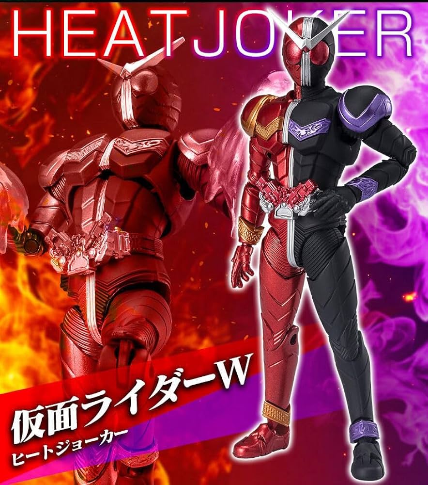 Amazon.co.jp: 掌動-XX 仮面ライダーW ハーフチェンジセット01 (ヒート