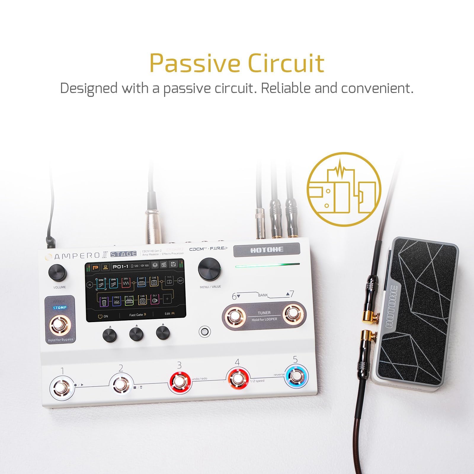 Amazon | HOTONE エクスプレッションペダル フットスイッチ付き SP