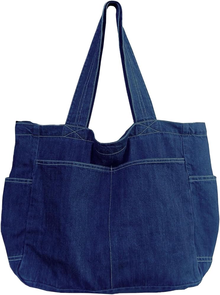 Amazon | [Eclairage] デニム トートバッグ ジーンズ カジュアル