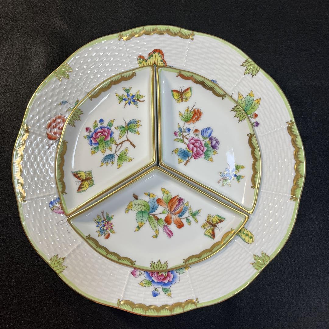 Amazon.co.jp: ヘレンド ヴィクトリアブーケ オードブル皿 : Toys & Games