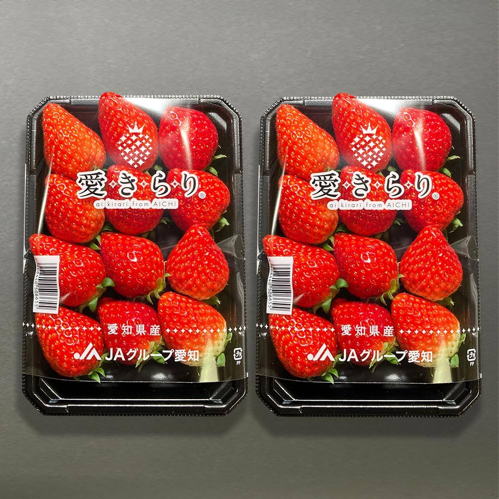 Amazon.co.jp: いちご 苺 愛きらり 愛知県産 約250g×2パック 2Lサイズ