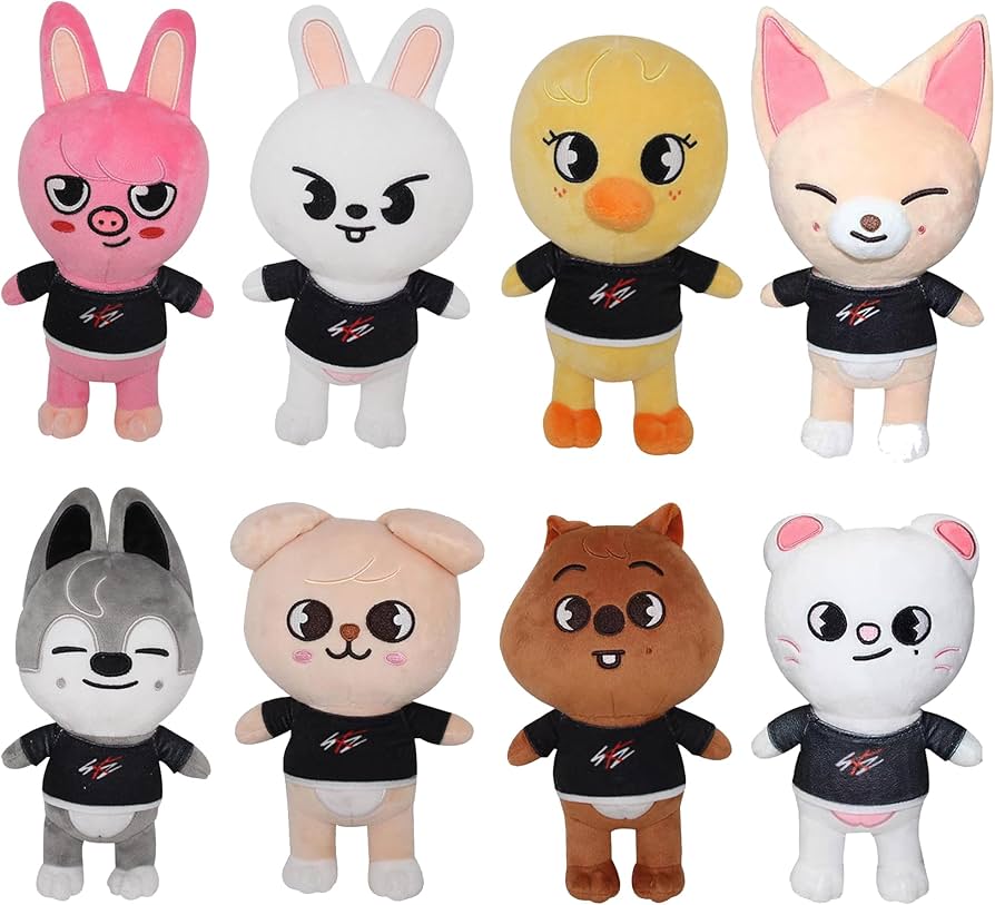 Amazon.com: RHEETADA 8 PCS Skzoo Plushies Toys Set 8 Inches Cute