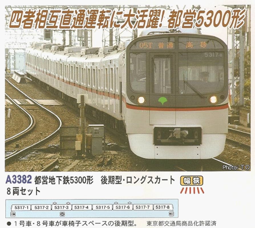 Amazon | マイクロエース Nゲージ 都営地下鉄5300形 後期型・ロング