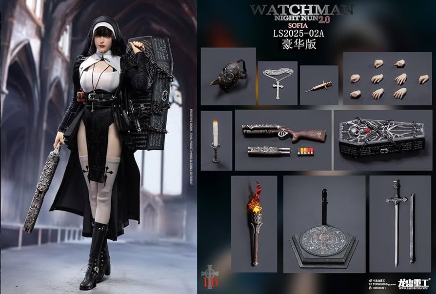 Amazon.co.jp: Longshan Heavy Industry 1/6 フィギュア 修道女