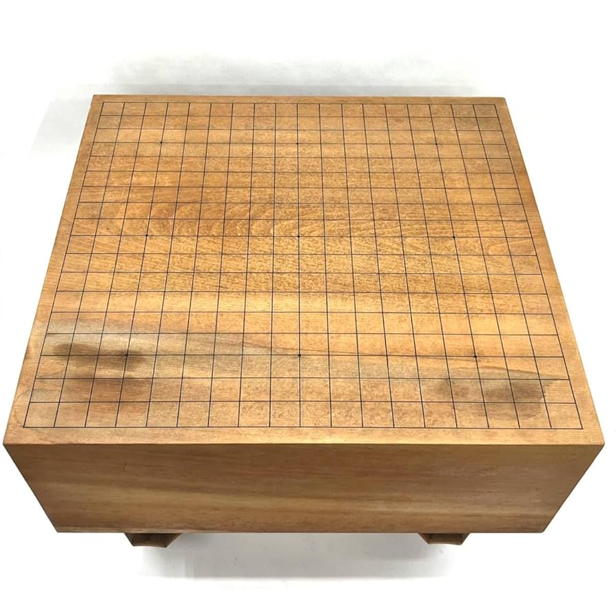 T63 木製囲碁盤と石セット 蛤 へそあり T63 木製囲碁盤と石