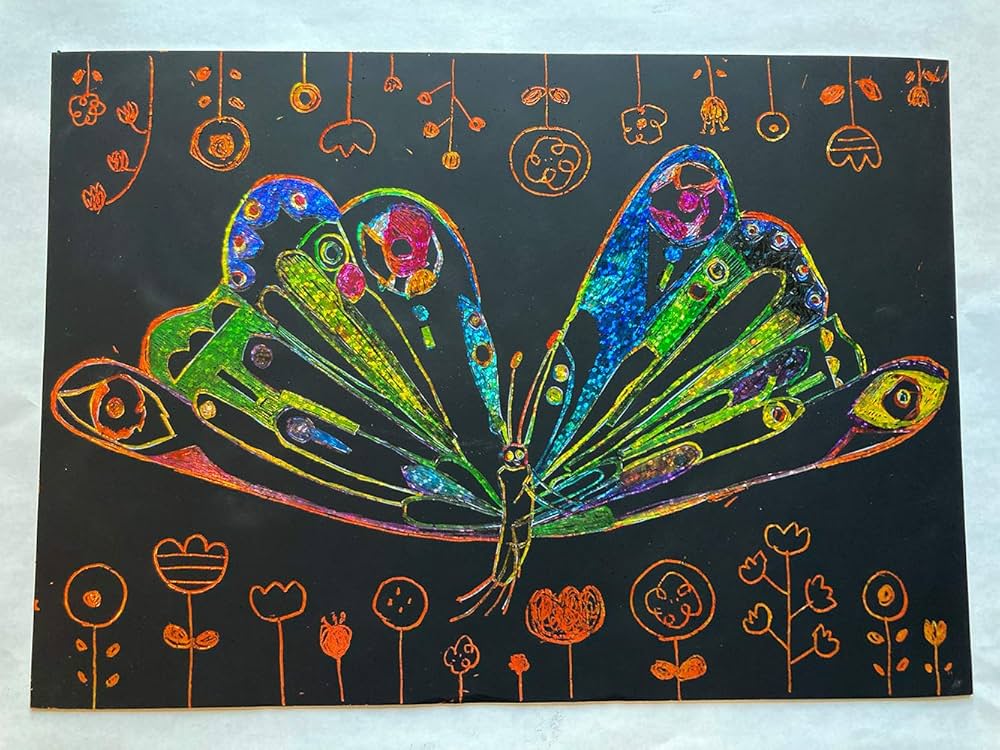 Amazon.co.jp: エリック・カールのはらぺこあおむしスクラッチアート