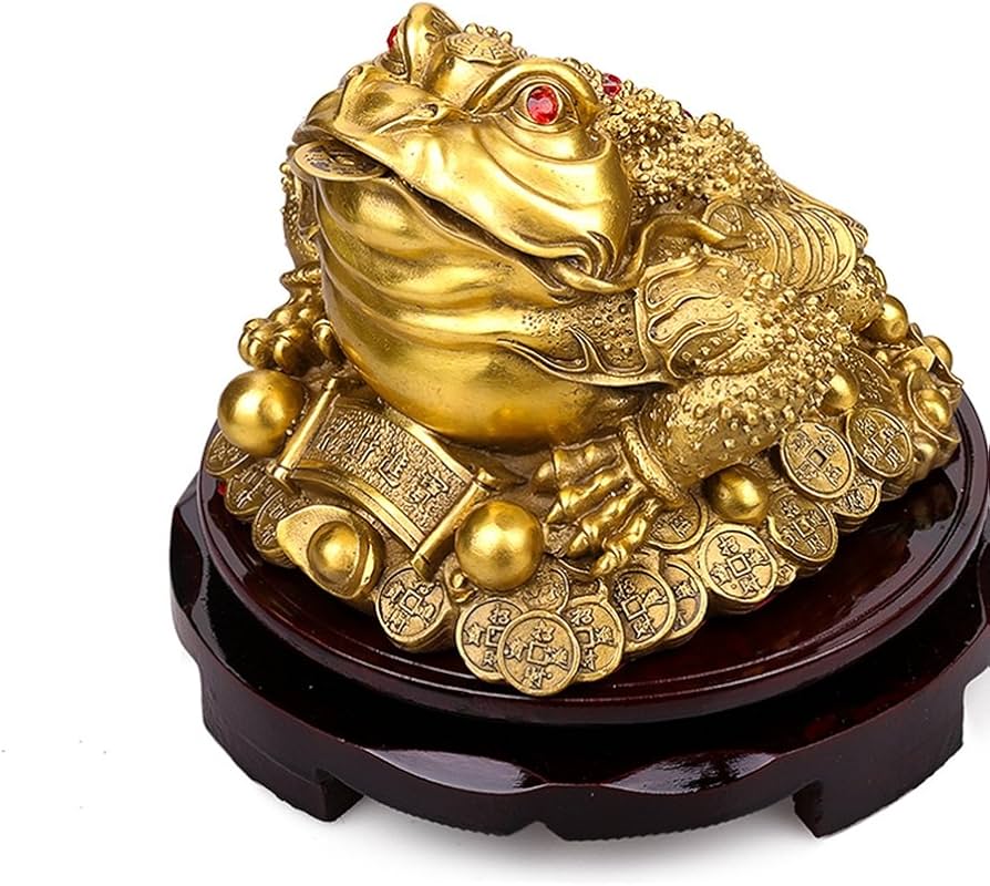 Amazon.co.jp: 三脚蛙 三本脚の蛙 三脚蟾蜍 銭蛙 カエル 銅製 北斗七星