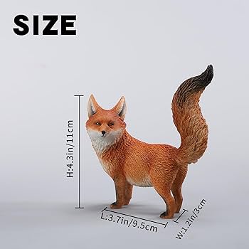 Amazon.co.jp: JXK 狐 可愛い 狐フィギュア ミニチュア 異なる色 樹脂