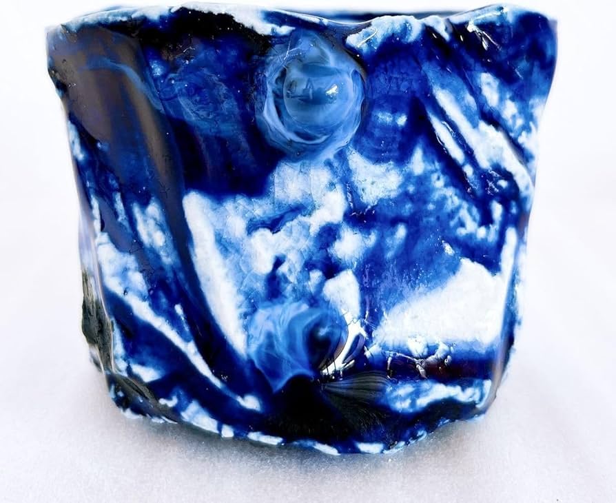 Amazon.co.jp: 山口真人 御深井ぐい呑 蜻蛉目2箇所 山型 御深井 美濃