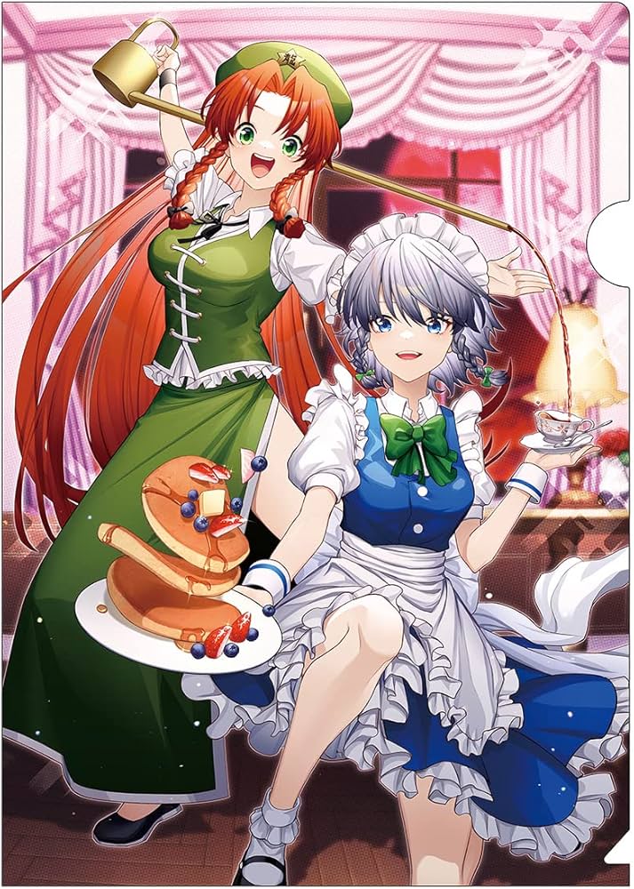 Amazon.co.jp: 東方クリアファイル 咲夜&美鈴1 : 文房具・オフィス用品