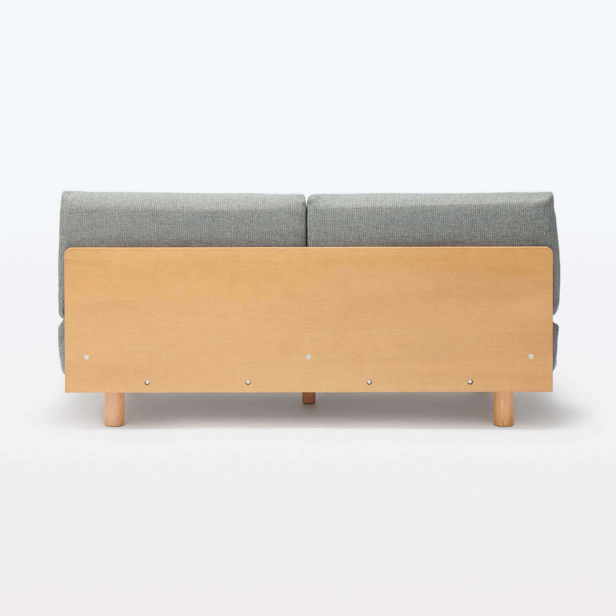 Amazon｜無印良品 ゆったり座れるアームレスソファ グレー 幅149×奥行