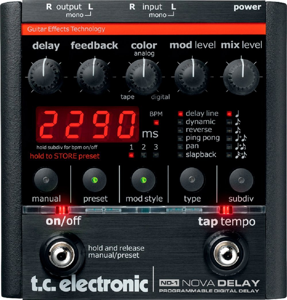 Amazon | tc electronic プログラマブル ディレイ ND-1 NOVA DELAY