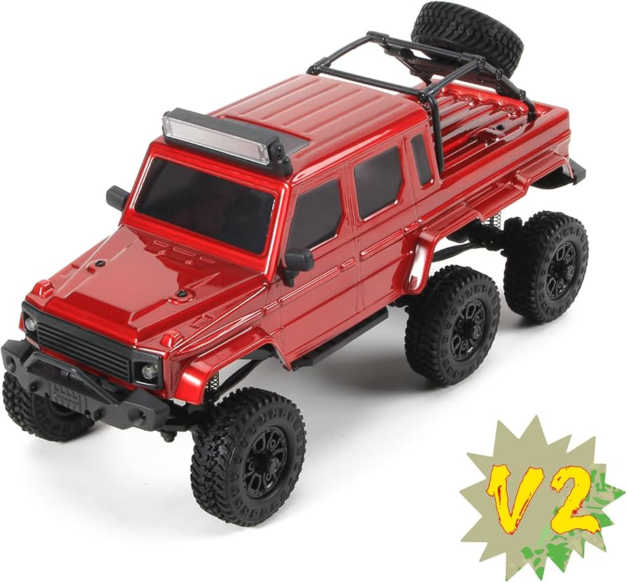 Amazon.com: PANDA HOBBY Tetra24 X3 6X6 V2, 1/24 RC Rock Crawler