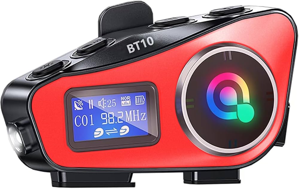 Amazon.co.jp: バイクインカム【OLEDディスプレイ搭載】 イヤホン