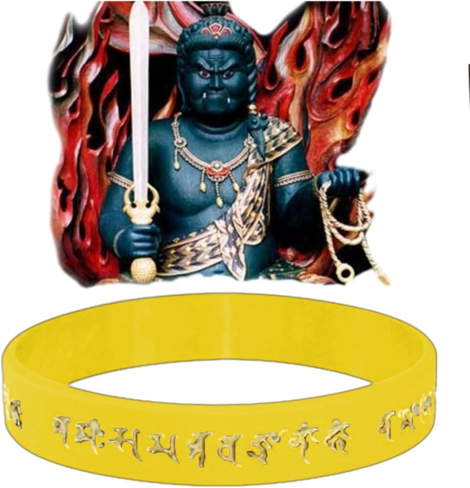 Amazon | [不動吉祥] 不動明王御守り梵字ブレスレットスポーツ